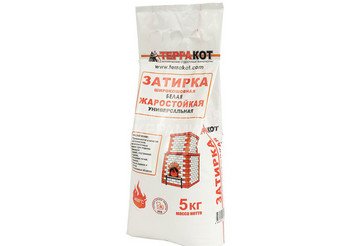 Затирка жаростойкая белая «Терракот», 5 кг 1
