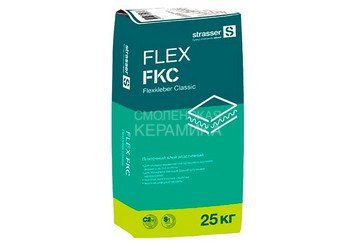 Плиточный клей эластичный STRASSER FLEX FKC (С2 ТЕ S1) 1