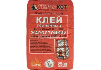 Клей жаростойкий усиленный «Терракот», 25 кг 3
