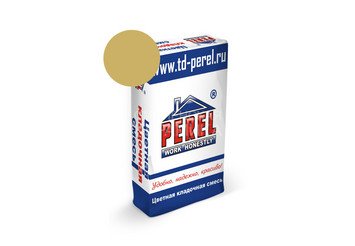 Цветная кладочная смесь зимняя Perel NL 5130 кремово-желтая, 51 кг 1