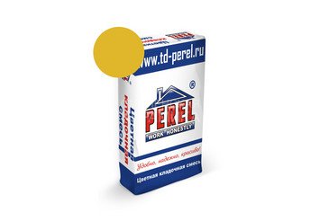 Цветная кладочная смесь Perel SL 0035 желтый, 25 кг 1
