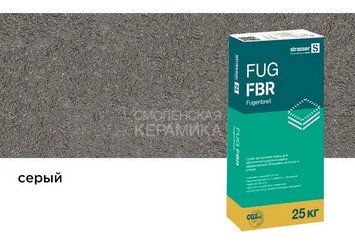 Сухая затирочная смесь STRASSER для широких швов (5-30мм), FUG FBR серый 1