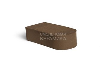 Кирпич печной фигурный LODE Brunis F 22, коричневый 1