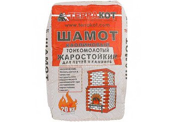 Шамот каолиновый печной «Терракот», 20 кг 2